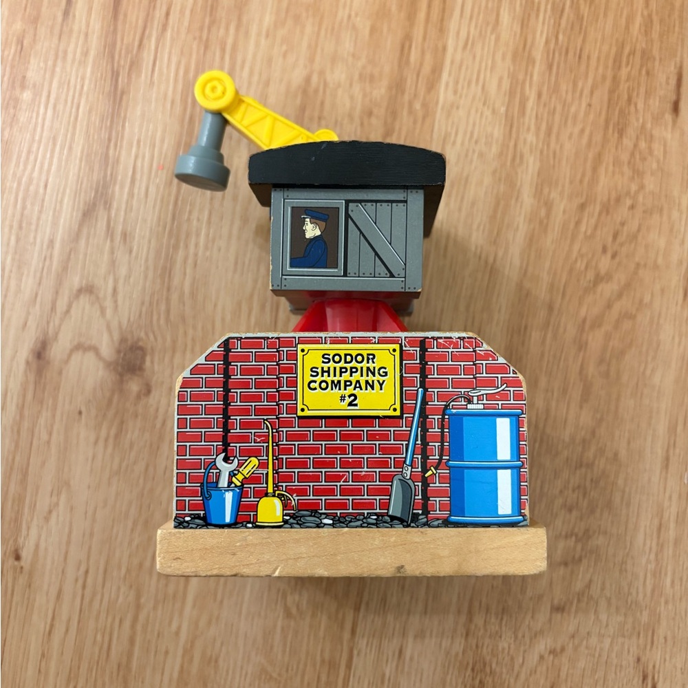 Sodor Shipping Company Wooden Crane Toy - Thomas & Friends
